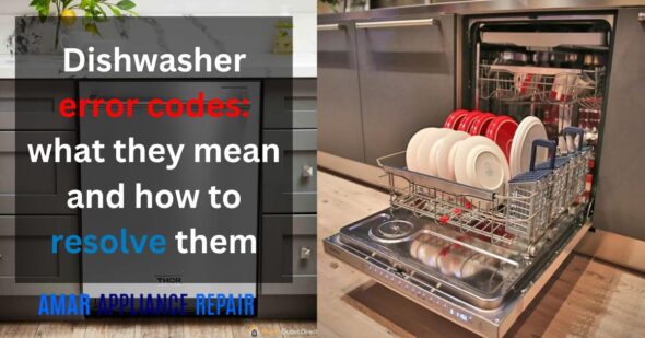 Dishwasher error codes: what they mean and how to resolve them