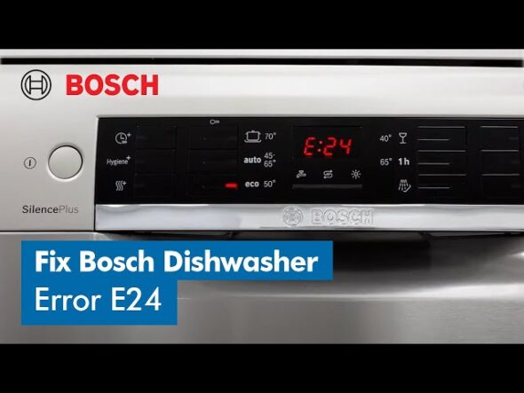 How to Reset the Bosch Dishwasher Error Code E24?